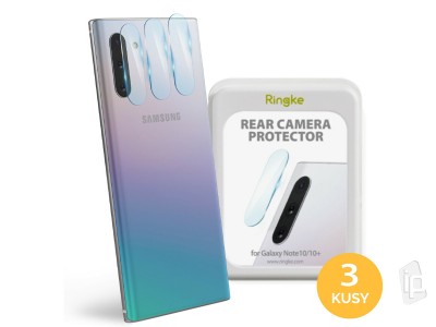RINGKE Camera Protector - 3x Ochranné sklo na zadní kameru pro Samsung Galaxy Note 10 / Note 10 Plus