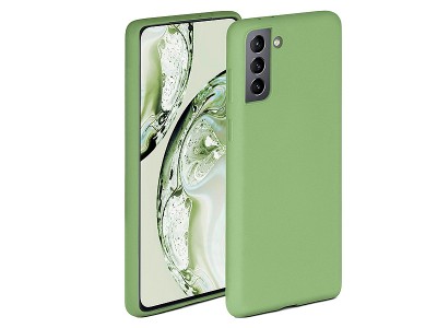 Liquid Silicone Cover Green (zelený) - Ochranný kryt (obal) na Samsung Galaxy S21 Plus