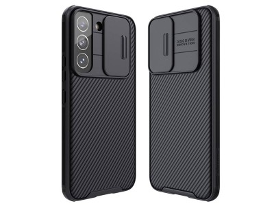 Nillkin CamShield Pro (černý) - Plastový kryt (obal) s ochranou kamery na Samsung Galaxy S22 Plus 5G