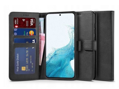 Tech-Protect Wallet  Peaenkov puzdro pre Samsung Galaxy A72 4G / 5G (ierne)
