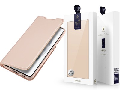 Luxusní Slim Fit pouzdro pro Samsung Galaxy S21 FE (růžové)