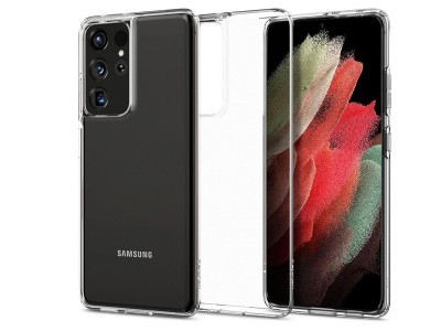 Spigen Liquid Crystal (ry) - Luxusn ochrann kryt (obal) na Samsung Galaxy S21 Ultra