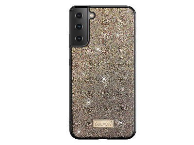 SULADA Dazzling Glitter – Ochranný kryt pro Samsung Galaxy S21 Plus (zlatá, trblietavá)