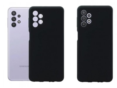 Ochranný kryt (obal) TPU Black (černý) s ochranou kamery na Samsung Galaxy A32 5G