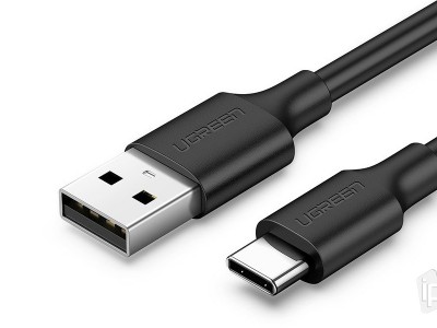 UGREEN Data Cable USB-C 2A (ern) - Nabjac kabel USB-USB-C (1m)