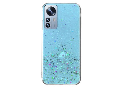 TPU Sequins Glitter Case (modr) - Ochrann kryt s trblietkami pre Xiaomi 12 Pro
