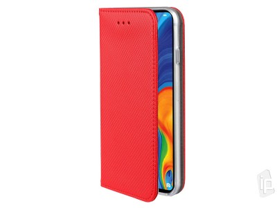Fiber Folio Stand Red (erven) - Flip puzdro na Xiaomi Mi 10T Lite