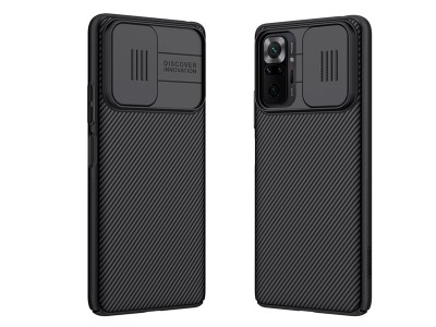 Nillkin CamShield Pro (černý) - Plastový kryt (obal) s ochranou kamery na Xiaomi Redmi Note 10 Pro / Note 10 Pro Max